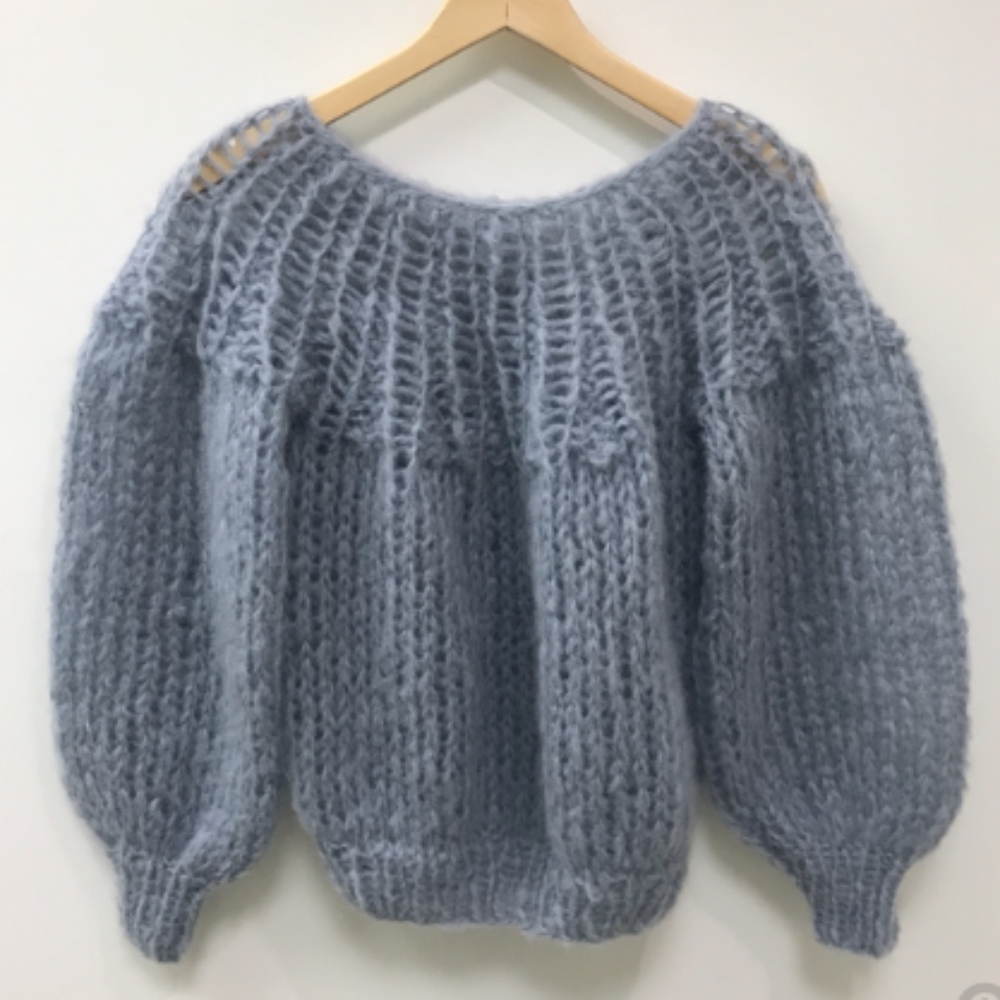 Maiami Berlin Mohair Pleated Sweater